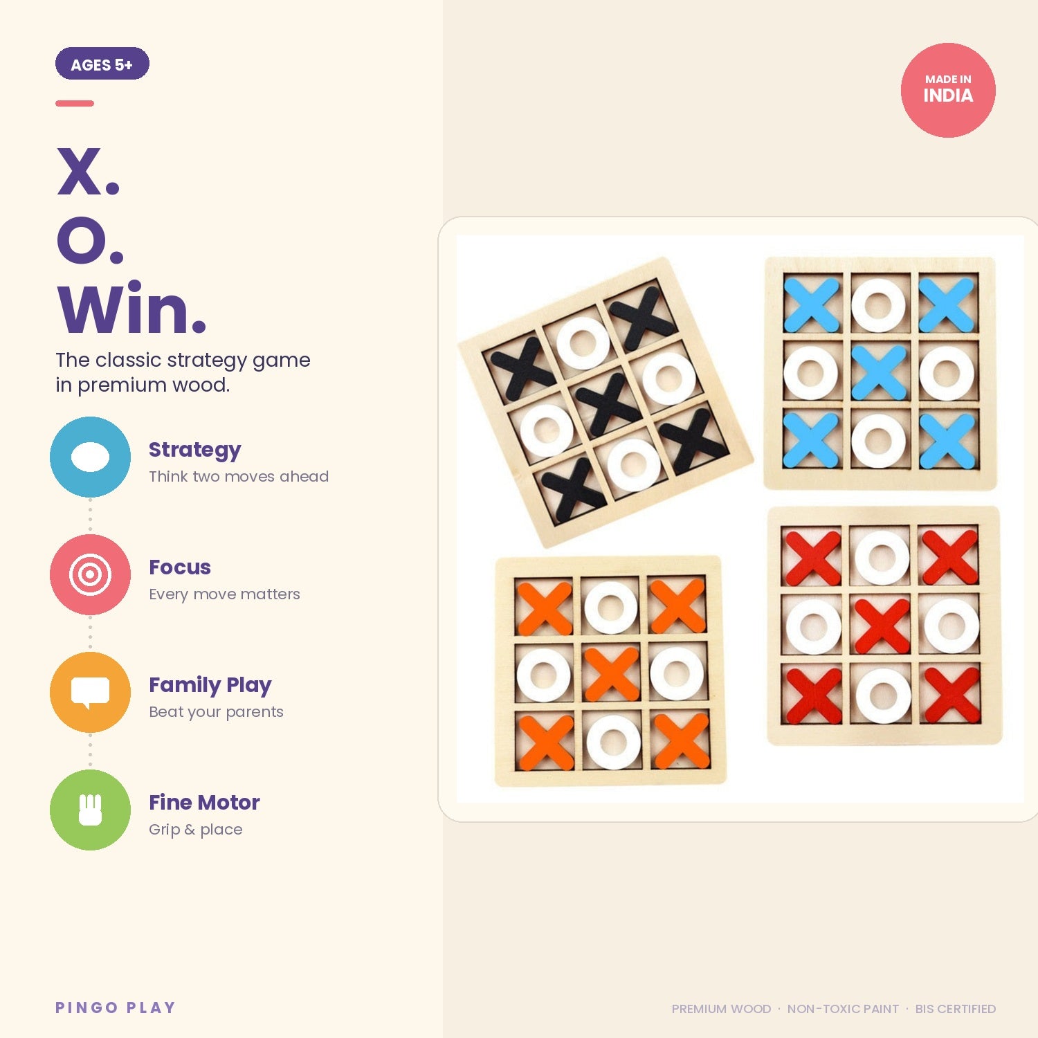 Tic Tac Toe XO Chess Game