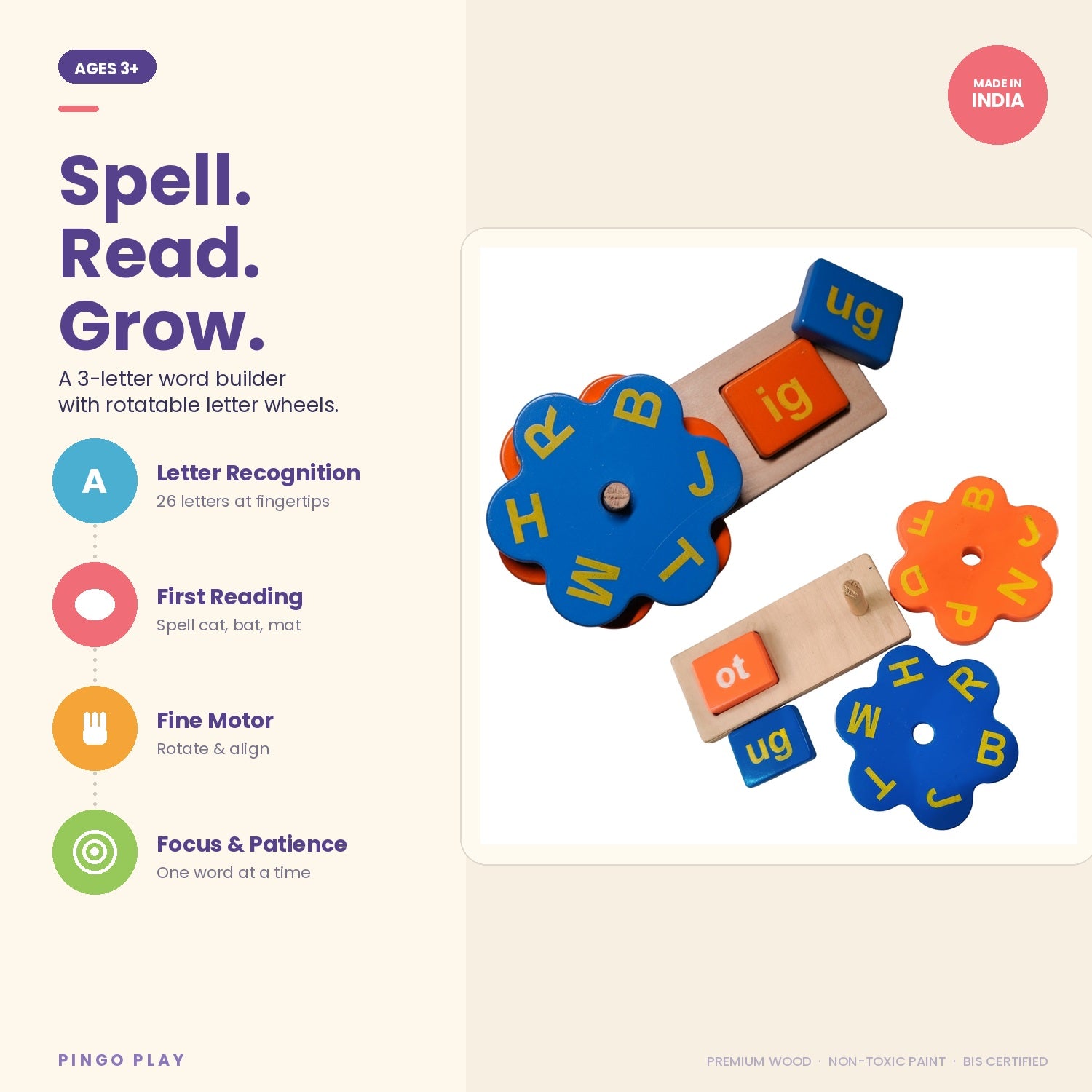 3-Letter Word Builder