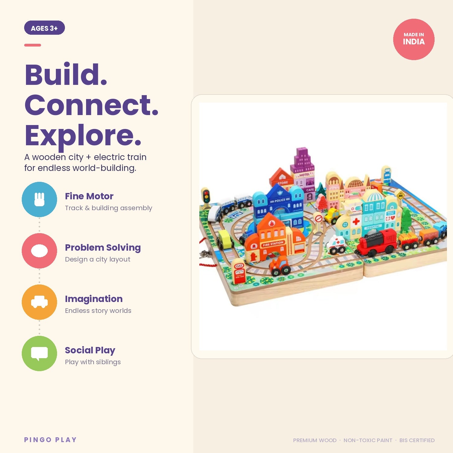 City Construction & Electric Train Set