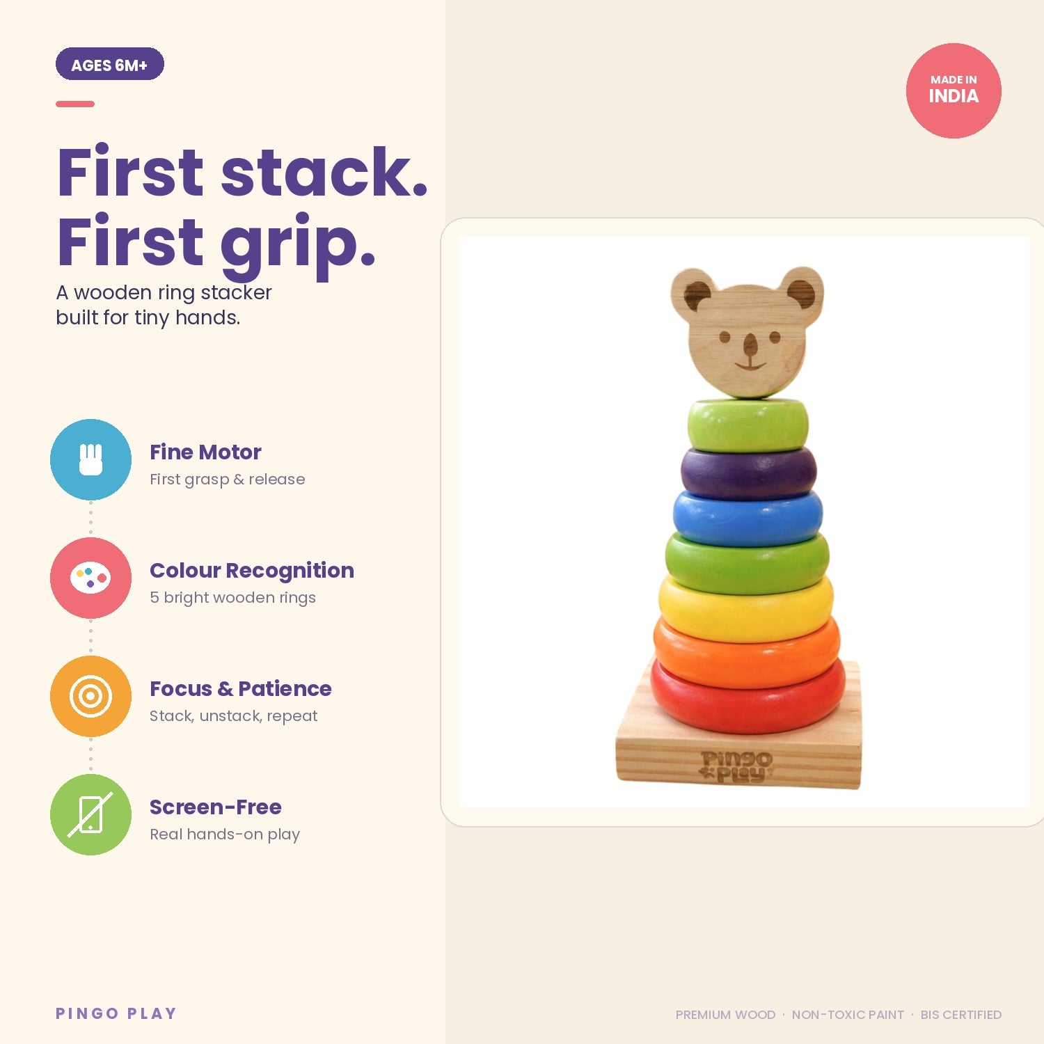 Ring Stacker Toy