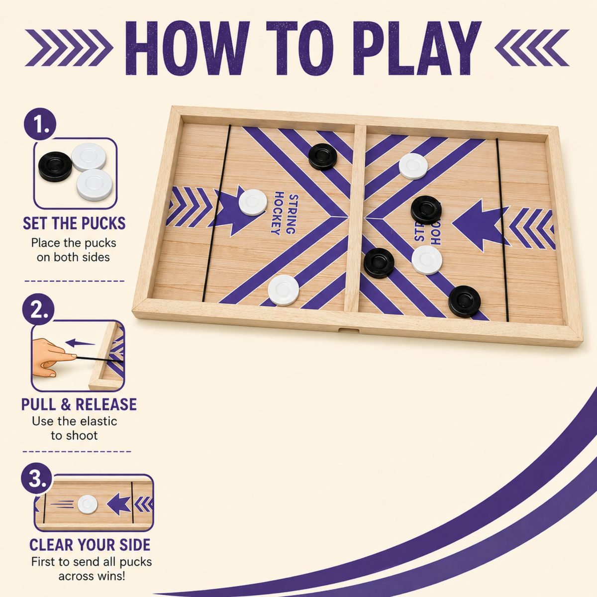 String Hockey Game