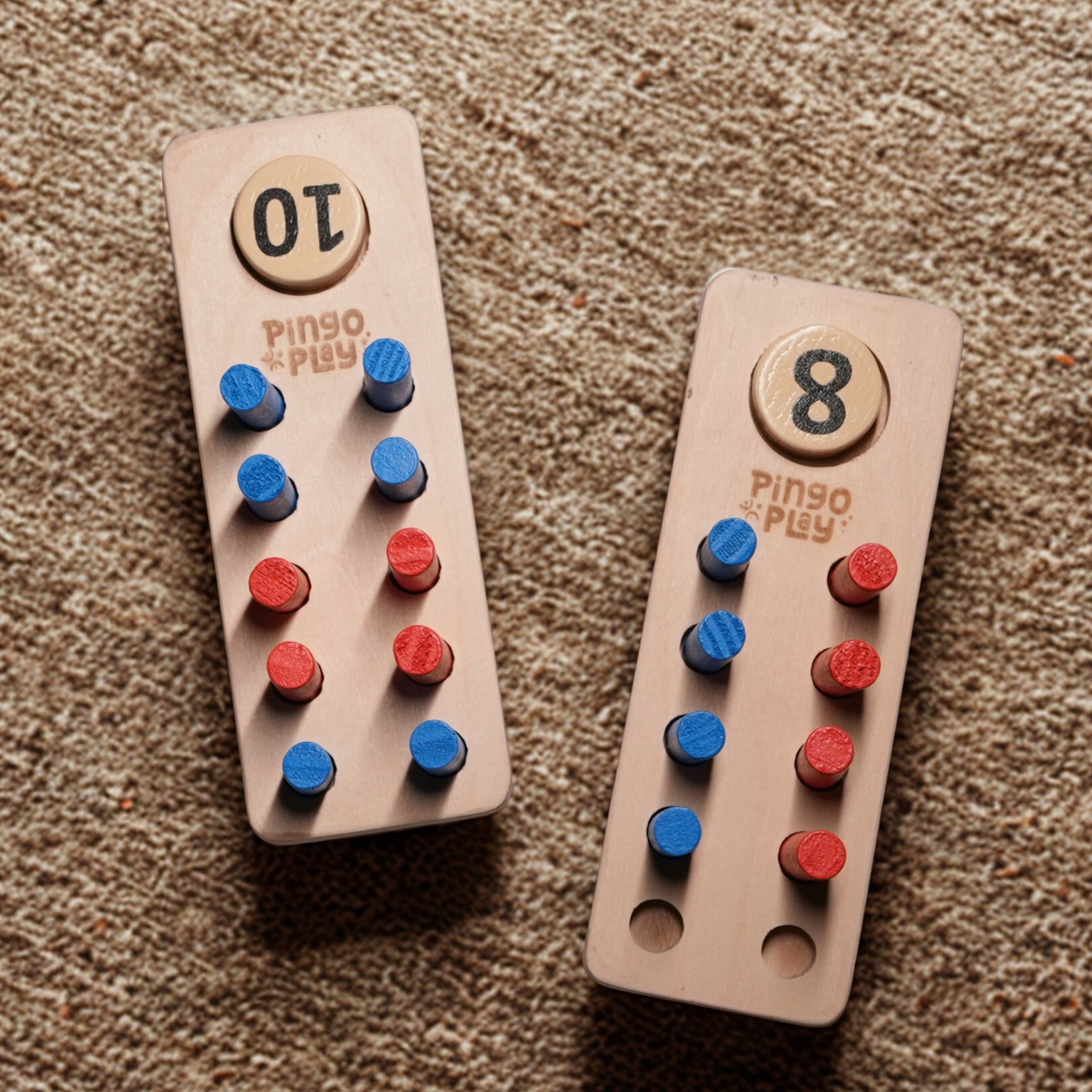 Math & Number Learning Peg Board Puzzle