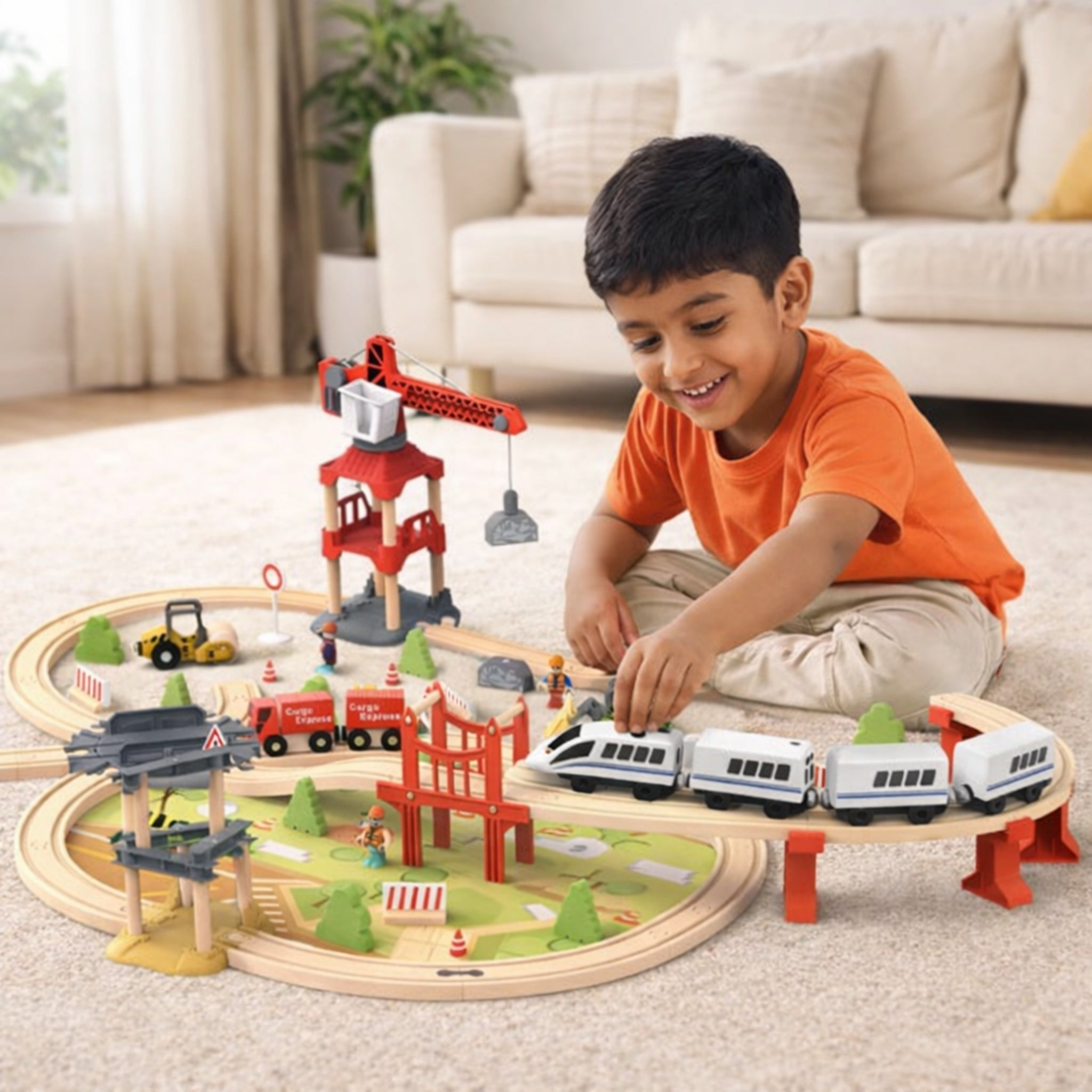 Premium Train Track Set