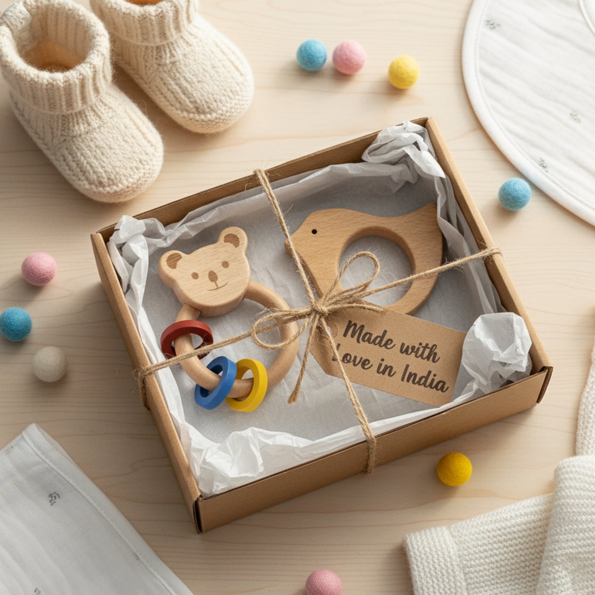 Teether & Rattle Combo (Set of 2)