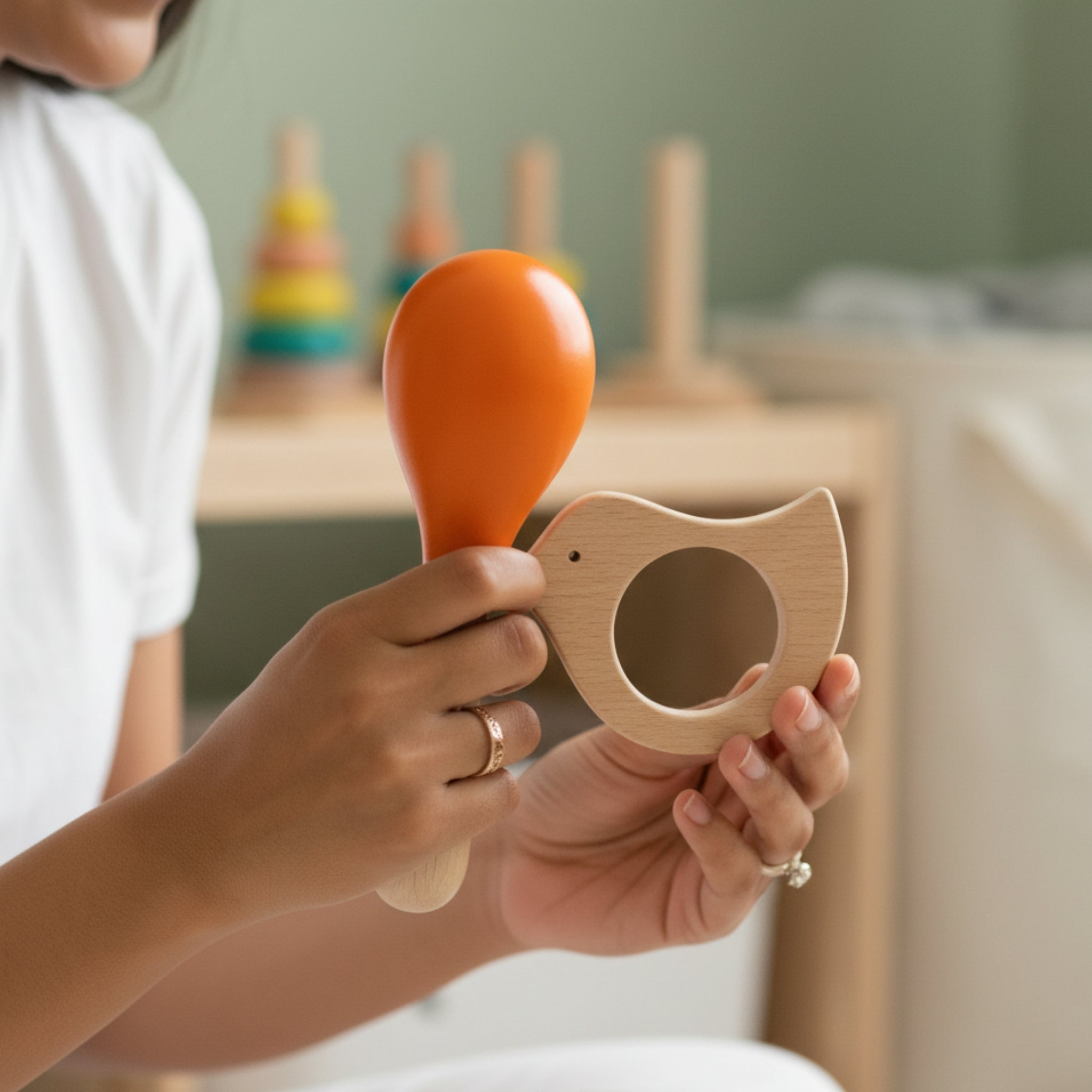 Maracas & Teether Combo (Set of 2)