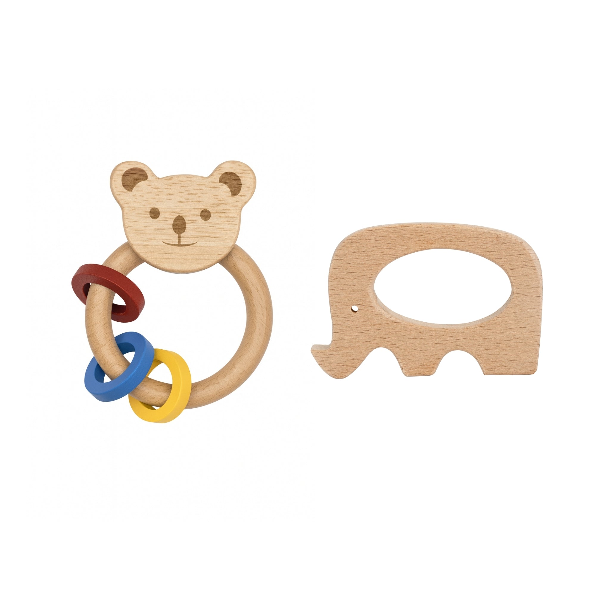 Teether & Rattle Combo (Set of 2)