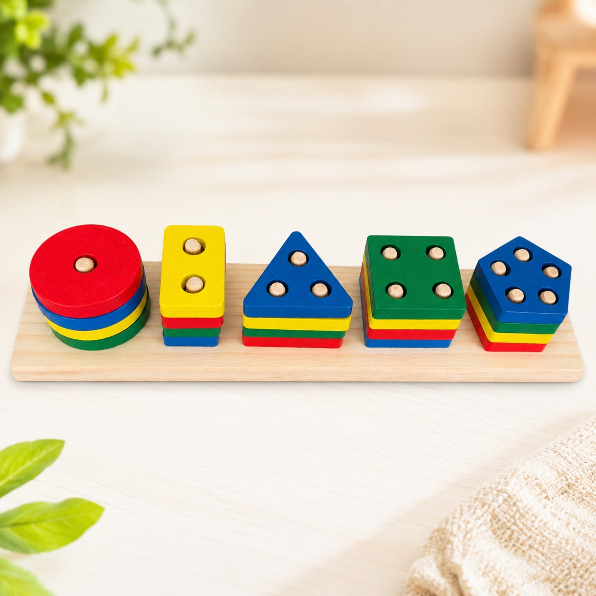 Shape Sorter Stacking Toy