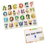 Alphabet Puzzle with White Board (2 Years+)