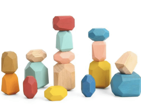 Wooden Balancing Stone For Kids