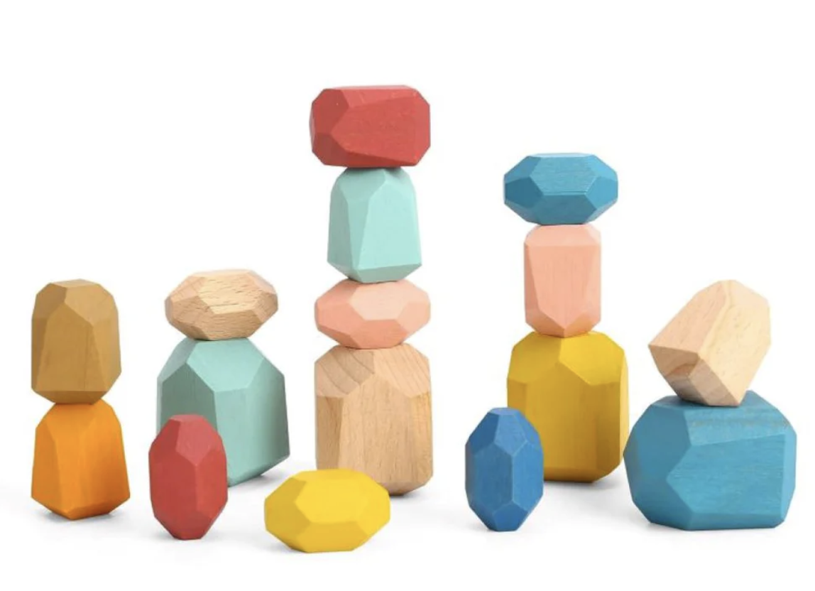 Wooden Balancing Stone For Kids