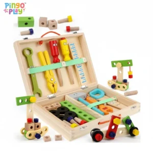 Premium Montessori Wooden Tool Box for Kids