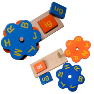 3-Letter Word Builder | Wooden Montessori Spelling Toy for Kids | Learn Words & Phonics