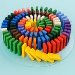 Colorful Wooden Domino (120 Pcs)